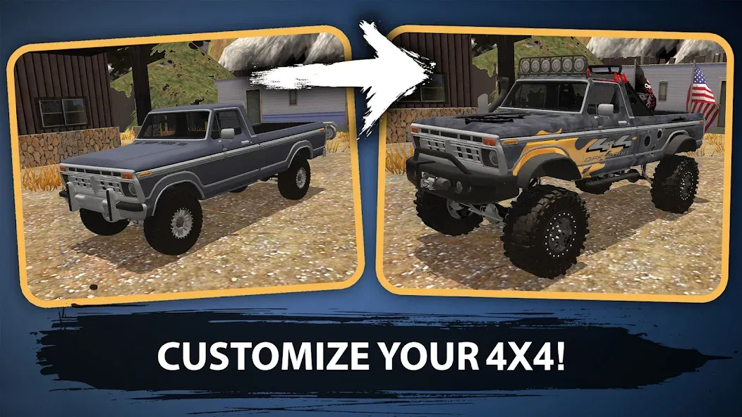Offroad Racing & Mudding Games [МОД: Все открыто, Дополнительные деньги и Меню MOD] Screenshot 2