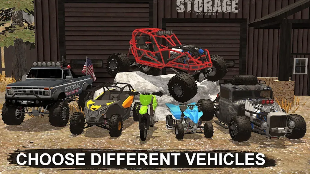 Offroad Racing & Mudding Games [МОД: Все открыто, Дополнительные деньги и Меню MOD] Screenshot 3