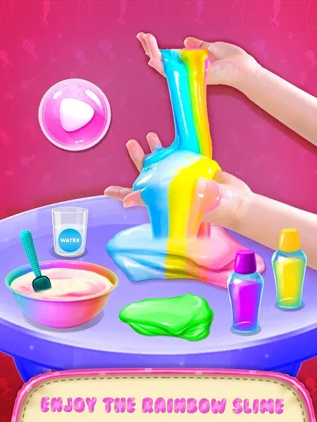 Make Fluffy Slime Maker Game [МОД: Деньги, Монеты и Меню MOD] Screenshot 1