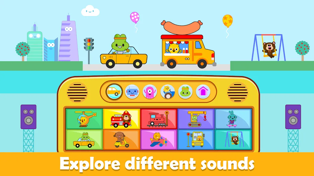 Baby Piano Kids Music Games [МОД: Все открыто, Дополнительные деньги и Меню MOD] Screenshot 2