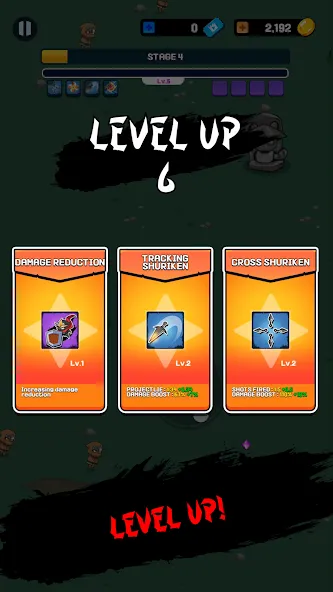 NINJA SURVIVOR.io [МОД: Много монет, Открытые уровни и Мега MOD] Screenshot 4