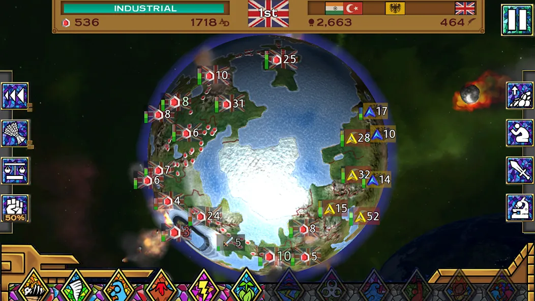Rapture - World Conquest (Рапчуре) [МОД: Бесконечные деньги, Монеты и Мега MOD] Screenshot 1