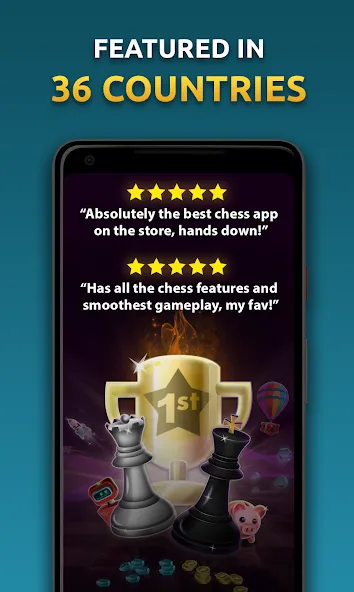Chess Stars Multiplayer Online (Чесс Старс) [МОД: Деньги, Монеты и Меню MOD] Screenshot 1