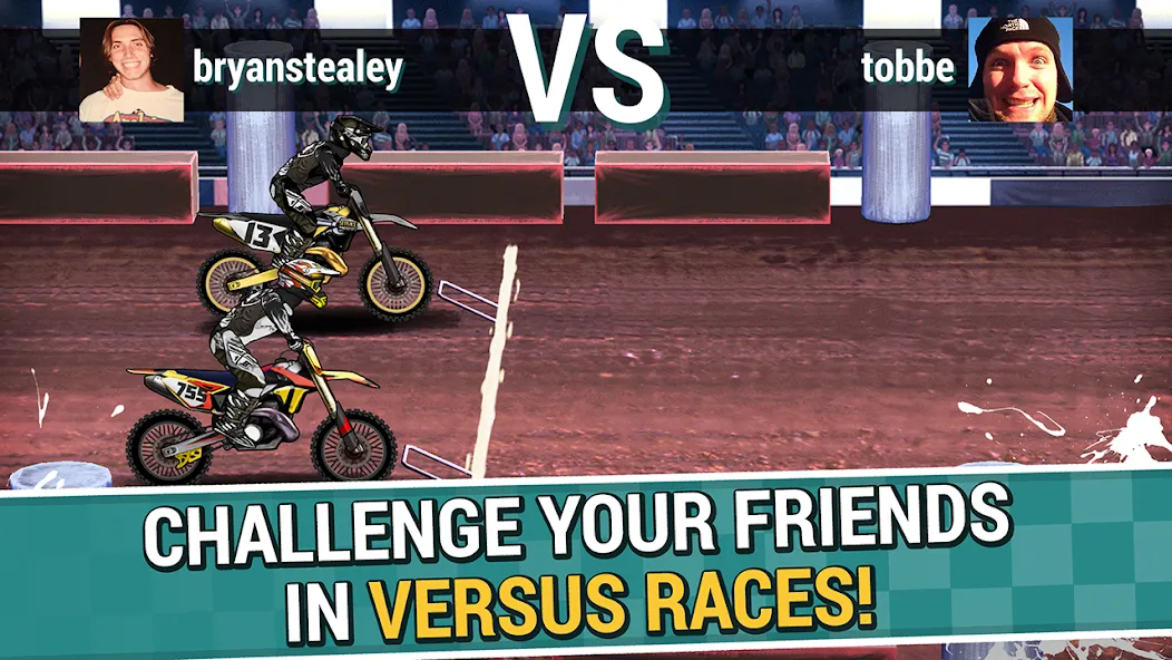 Mad Skills Motocross 2 (Мад Скилс Мотокросс 2) [МОД: Деньги, Монеты и Меню MOD] Screenshot 3