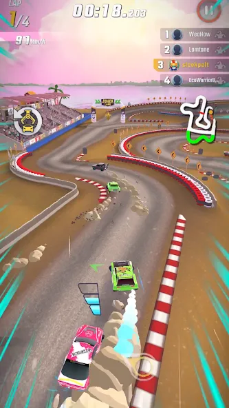 Rally Clash - Car Racing Game (Ралли Клаш) [МОД: Бесконечные деньги, Монеты и Мега MOD] Screenshot 1