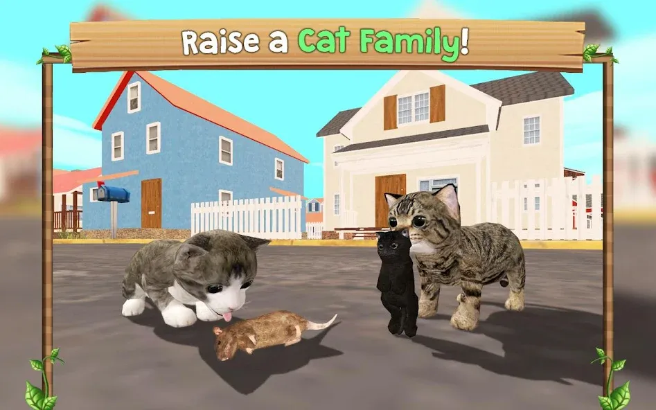 Cat Sim Online: Play with Cats [МОД: Много денег, Монет и Все открыто] Screenshot 1