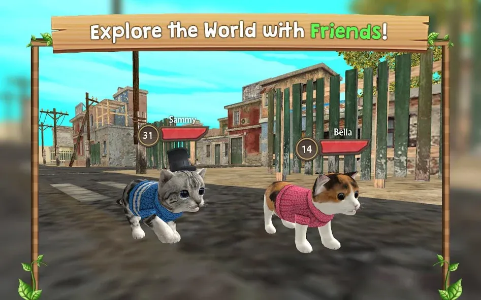 Cat Sim Online: Play with Cats [МОД: Много денег, Монет и Все открыто] Screenshot 4