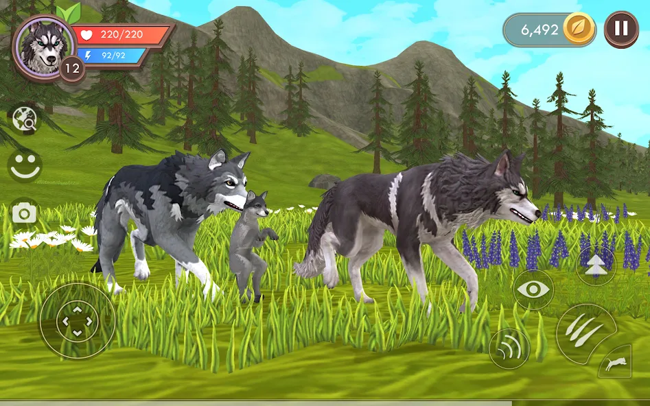 WildCraft: Animal Sim Online (Уайлдкрафт) [МОД: Много денег, Монет и Все открыто] Screenshot 1