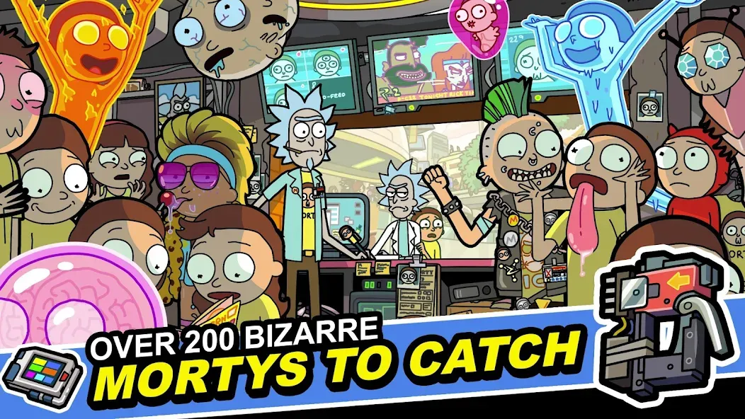 Rick and Morty: Pocket Mortys (Покет Мортис) [МОД: Деньги, Монеты и Меню MOD] Screenshot 4