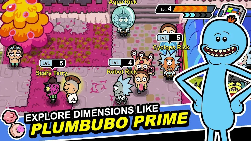 Rick and Morty: Pocket Mortys (Покет Мортис) [МОД: Деньги, Монеты и Меню MOD] Screenshot 5