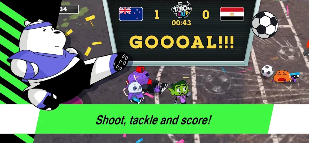 Toon Cup - Football Game [МОД: Меню, Бесконечные монеты и Открытые уровни] Screenshot 5