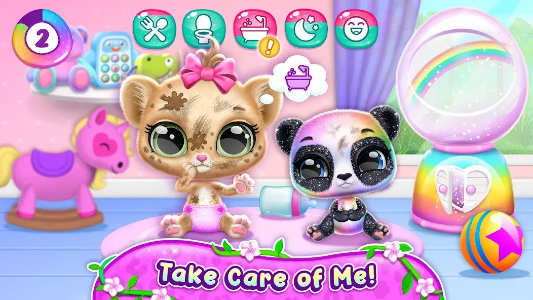 Amy Care - My Leopard Baby [МОД: Деньги, Монеты и Меню MOD] Screenshot 4