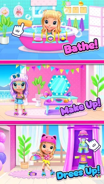 Cutie Care - Sweet Babysitter [МОД: Все открыто, Дополнительные деньги и Меню MOD] Screenshot 2