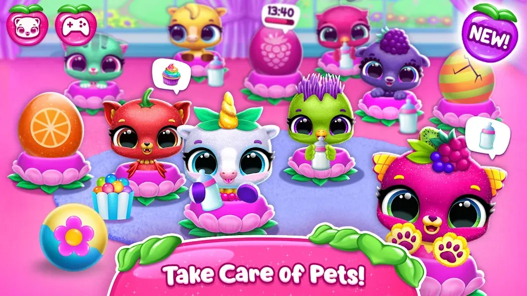 Fruitsies - Pet Friends (Фрутсиз) [МОД: Деньги, Монеты и Меню MOD] Screenshot 4