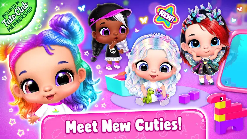 Giggle Babies - Toddler Care (Гигл Бебис) [МОД: Много монет, Открытые уровни и Мега MOD] Screenshot 1