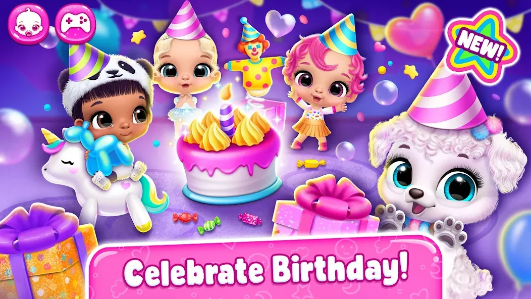 Giggle Babies - Toddler Care (Гигл Бебис) [МОД: Много монет, Открытые уровни и Мега MOD] Screenshot 3