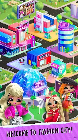 LOL Surprise! OMG Fashion Club [МОД: Много монет, Открытые уровни и Мега MOD] Screenshot 4