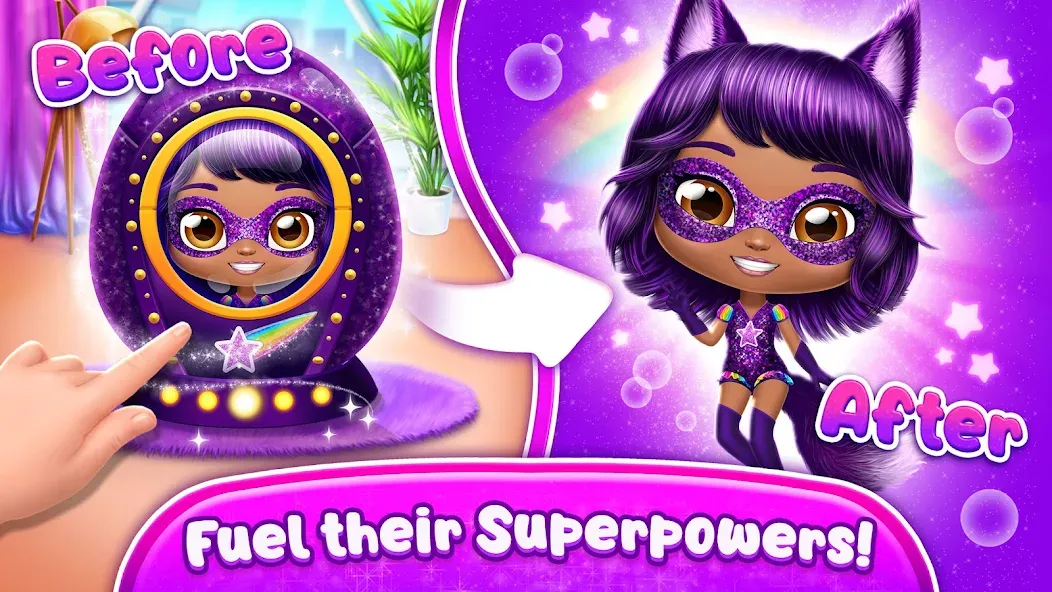 Power Girls - Fantastic Heroes [МОД: Все открыто, Дополнительные деньги и Меню MOD] Screenshot 5