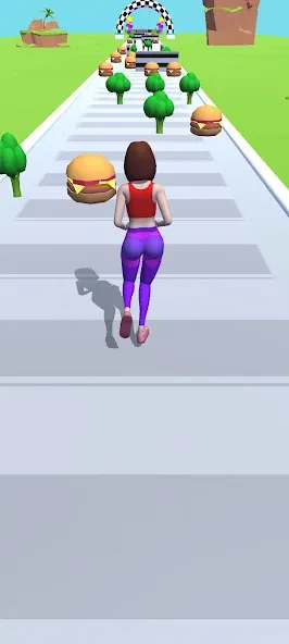 Twerk Race 3D: Belly Body Run (Тверк Рейс 3D) [МОД: Все открыто, Дополнительные деньги и Меню MOD] Screenshot 1