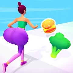 Скачать Twerk Race 3D: Belly Body Run (Тверк Рейс 3D) [МОД: Все открыто, Дополнительные деньги и Меню MOD] | Взлом Twerk Race 3D: Belly Body Run на Андроид