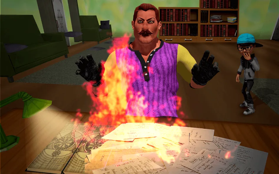 Scary Neighbor Strange Teacher [МОД: Много денег, Монет и Все открыто] Screenshot 2