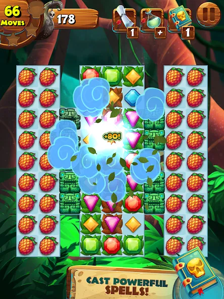 Jungle Mash (Джангл Маш) [МОД: Бесконечные деньги, Монеты и Мега MOD] Screenshot 1