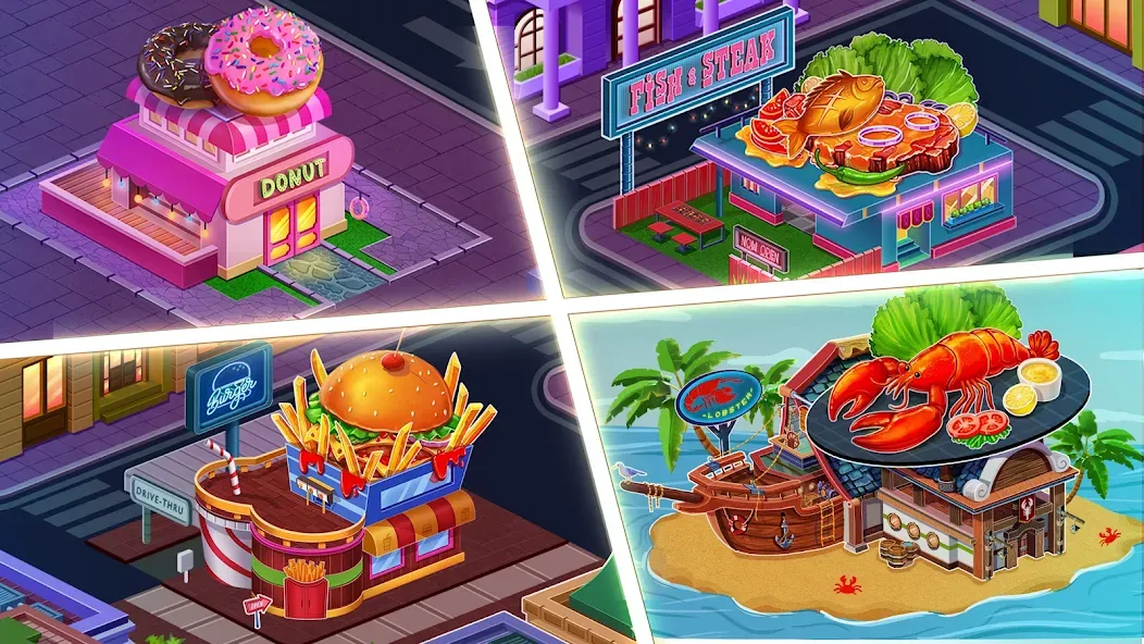 Cooking Max: Restaurant Games (Кукинг Макс) [МОД: Деньги, Монеты и Меню MOD] Screenshot 1