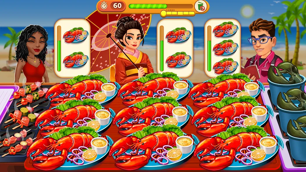Cooking Max: Restaurant Games (Кукинг Макс) [МОД: Деньги, Монеты и Меню MOD] Screenshot 2