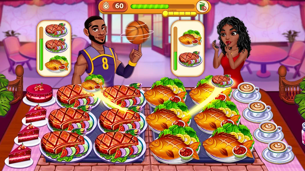 Cooking Max: Restaurant Games (Кукинг Макс) [МОД: Деньги, Монеты и Меню MOD] Screenshot 5