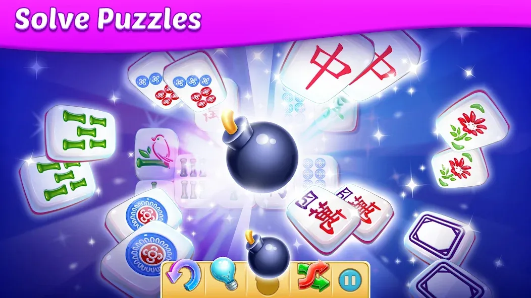 Mahjong City Tours: Tile Match (Маджонг Сити Турс) [МОД: Бесконечные деньги, Монеты и Мега MOD] Screenshot 4
