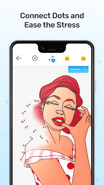 Dot to Dot : Connect the Dots (Дот ту Дот) [МОД: Меню, Бесконечные монеты и Открытые уровни] Screenshot 3