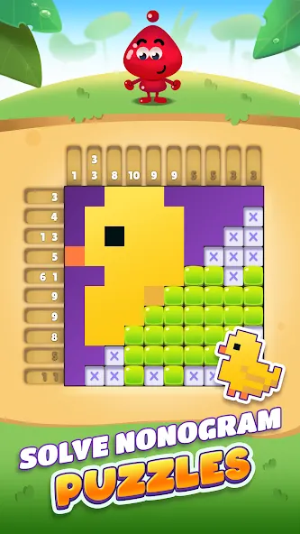 Nono Crossing Picture Nonogram (Ноно Кроссинг) [МОД: Деньги, Монеты и Меню MOD] Screenshot 1