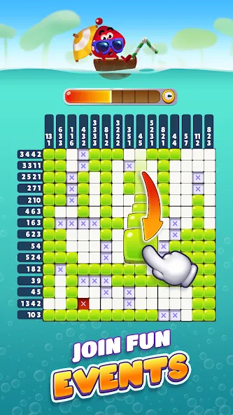 Nono Crossing Picture Nonogram (Ноно Кроссинг) [МОД: Деньги, Монеты и Меню MOD] Screenshot 5