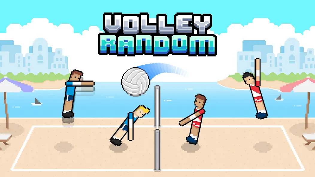 Volley Random (Воллей Рэндом) [МОД: Меню, Бесконечные монеты и Открытые уровни] Screenshot 1