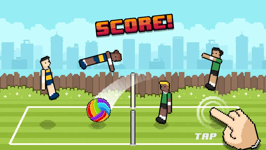 Volley Random (Воллей Рэндом) [МОД: Меню, Бесконечные монеты и Открытые уровни] Screenshot 2