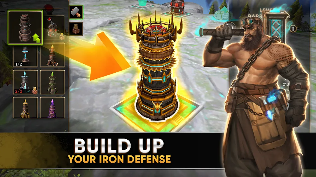 Clash of Beasts: Tower Defense (Клэш оф Бистс) [МОД: Деньги, Монеты и Меню MOD] Screenshot 3