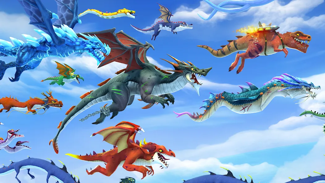 Hungry Dragon (Хангри Драгон) [МОД: Много денег, Монет и Все открыто] Screenshot 3