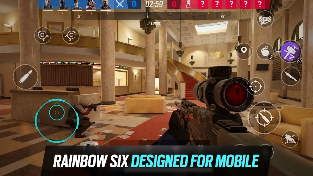 Rainbow Six Mobile (Рейнбоу Сикс Мобайл) [МОД: Деньги, Монеты и Меню MOD] Screenshot 1