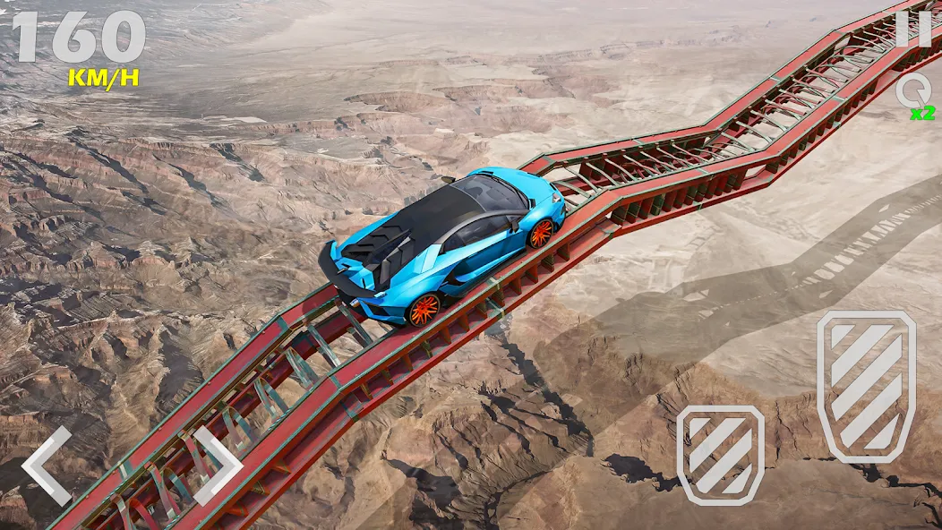 Mega Ramp Car Games Car Stunts [МОД: Бесконечные деньги, Монеты и Мега MOD] Screenshot 5