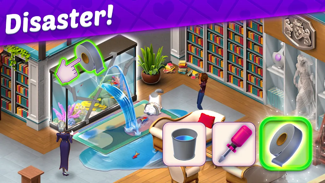 Solitaire Story - Ava's Manor [МОД: Меню, Бесконечные монеты и Открытые уровни] Screenshot 4