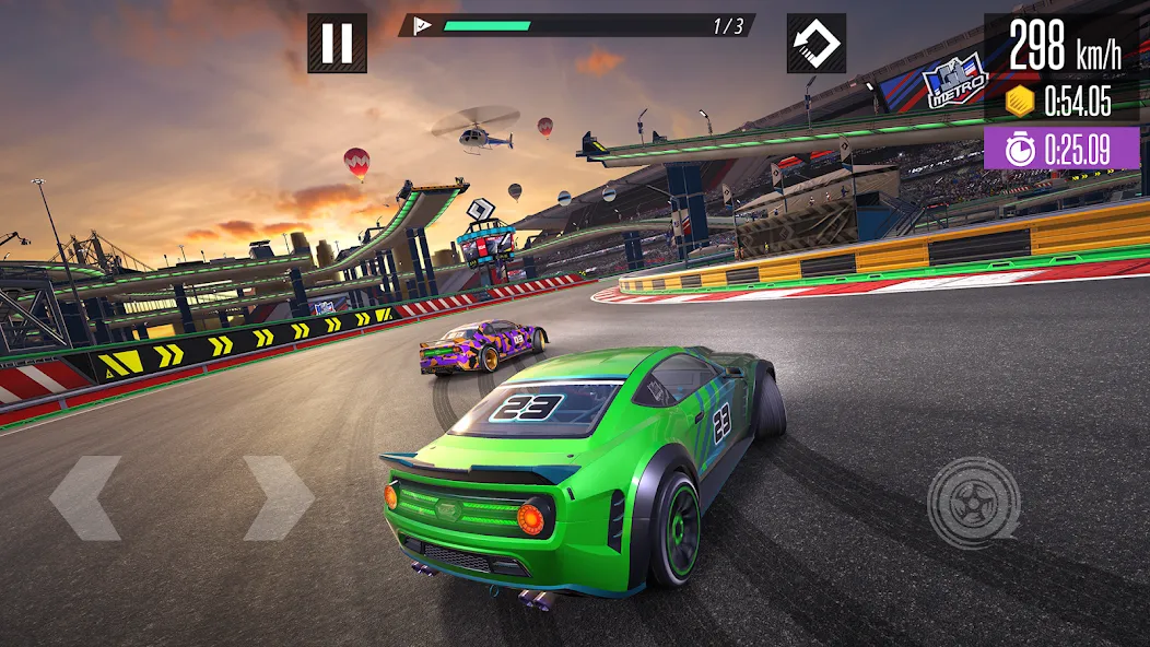 Hot Lap League: Racing Mania! (Хот Лап Лига) [МОД: Меню, Бесконечные монеты и Открытые уровни] Screenshot 2