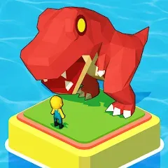Скачать Dino Tycoon - 3D Building Game [МОД: Много денег, Монет и Все открыто] | Взлом Dino Tycoon - 3D Building Game на Андроид