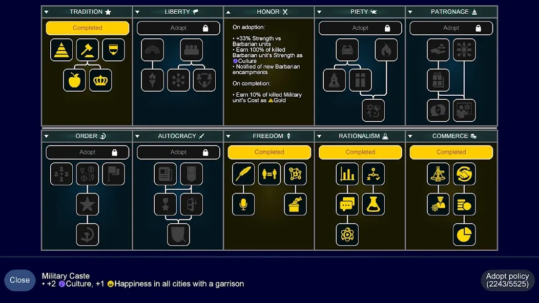 Unciv (Унцив) [МОД: Меню, Бесконечные монеты и Открытые уровни] Screenshot 4