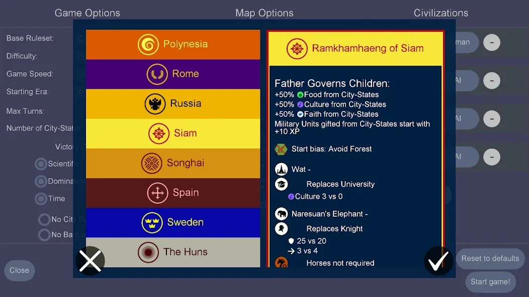 Unciv (Унцив) [МОД: Меню, Бесконечные монеты и Открытые уровни] Screenshot 5