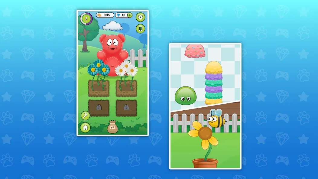My Jelly Bear Pet [МОД: Много денег, Монет и Все открыто] Screenshot 3