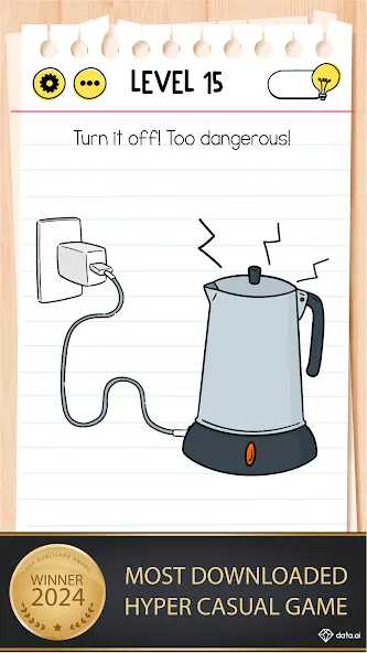 Brain Test: Tricky Puzzles (Брейн Тест) [МОД: Меню, Бесконечные монеты и Открытые уровни] Screenshot 1