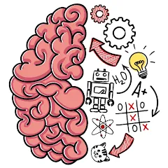 Скачать Brain Test: Tricky Puzzles (Брейн Тест) [МОД: Меню, Бесконечные монеты и Открытые уровни] | Взлом Brain Test: Tricky Puzzles на Андроид