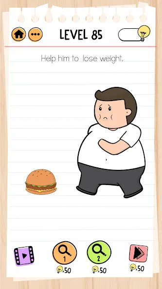Brain Test 2: Tricky Stories (Брейн тест 2) [МОД: Много монет, Открытые уровни и Мега MOD] Screenshot 1