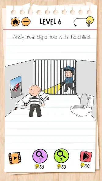 Brain Test 2: Tricky Stories (Брейн тест 2) [МОД: Много монет, Открытые уровни и Мега MOD] Screenshot 3