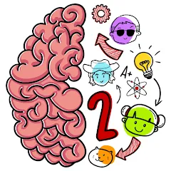 Скачать Brain Test 2: Tricky Stories (Брейн тест 2) [МОД: Много монет, Открытые уровни и Мега MOD] | Взлом Brain Test 2: Tricky Stories на Андроид